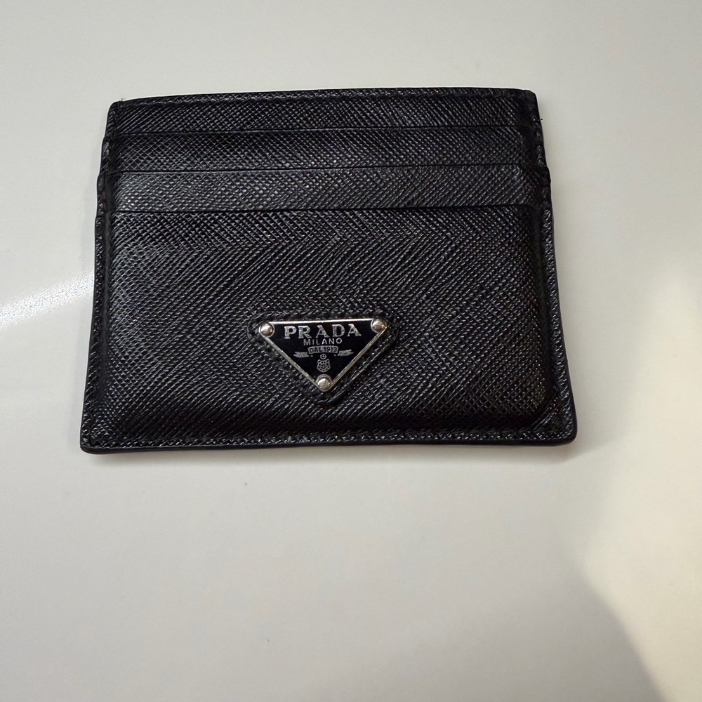 PRADA Saffiano Leather card holder